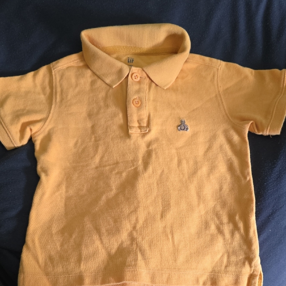 GAP Kids Polo Shirt in Sunny Yellow
